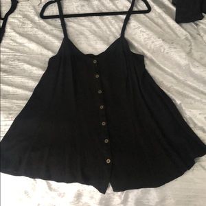 Torrid 0x button up tank